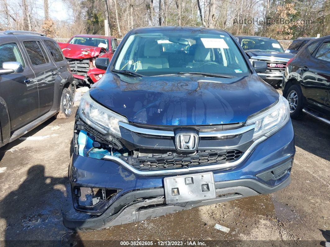 2016 Honda Cr-v Se Blue vin: 2HKRM4H44GH698586