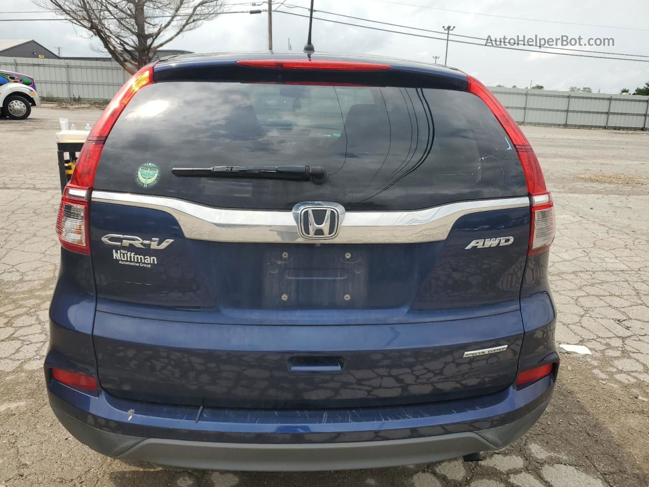 2016 Honda Cr-v Se Blue vin: 2HKRM4H45GH678864