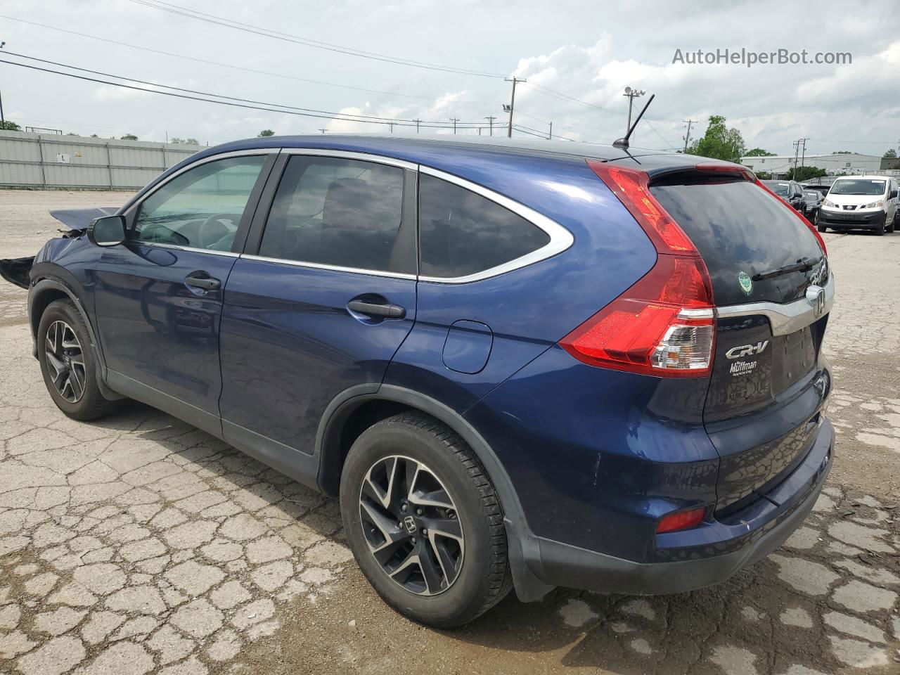 2016 Honda Cr-v Se Blue vin: 2HKRM4H45GH678864