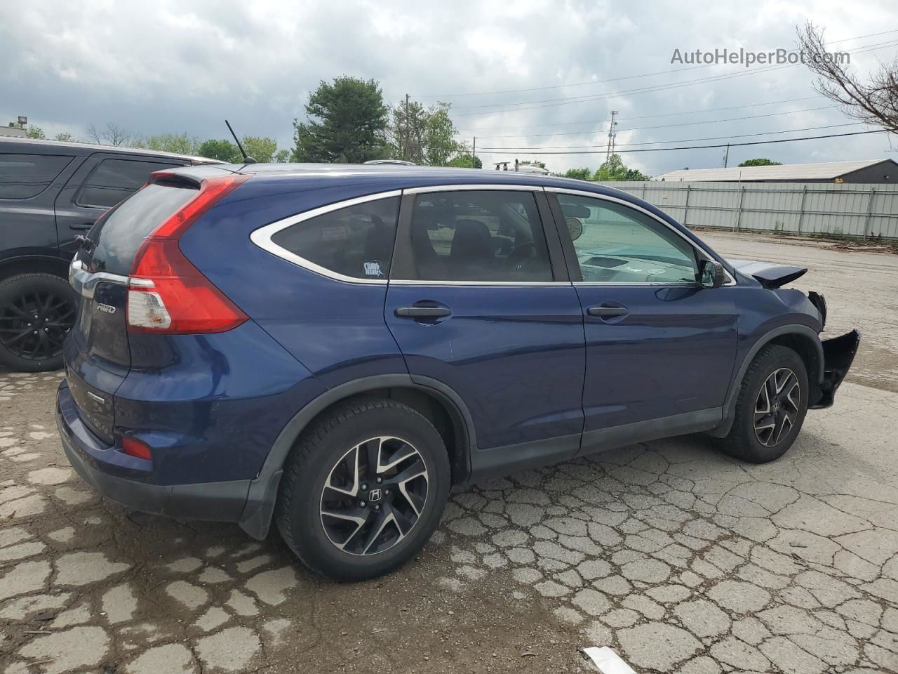 2016 Honda Cr-v Se Blue vin: 2HKRM4H45GH678864