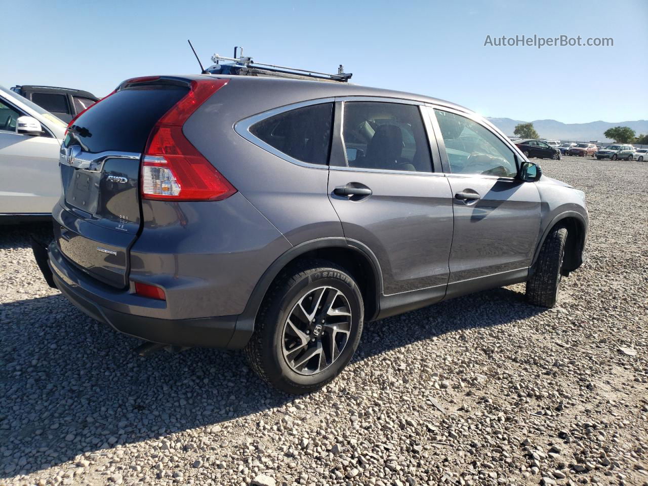 2016 Honda Cr-v Se Gray vin: 2HKRM4H45GH712026