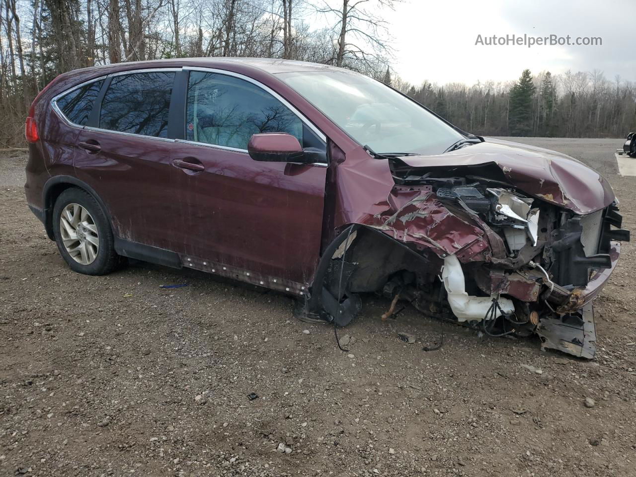 2016 Honda Cr-v Se Burgundy vin: 2HKRM4H47GH124239