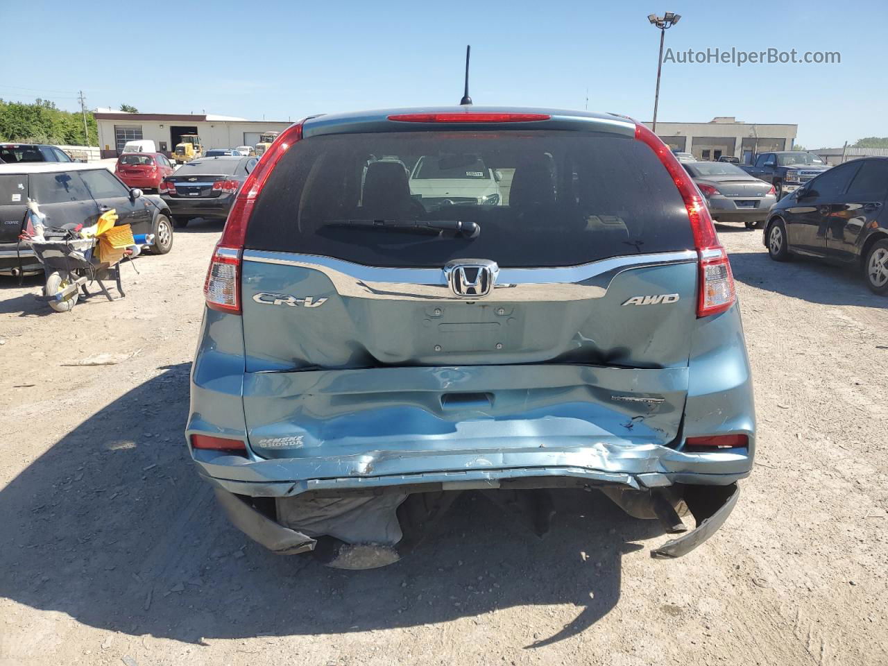 2016 Honda Cr-v Se Blue vin: 2HKRM4H49GH710084