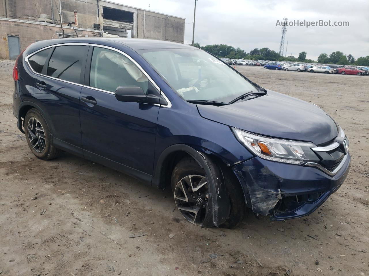 2016 Honda Cr-v Se Blue vin: 2HKRM4H4XGH626100