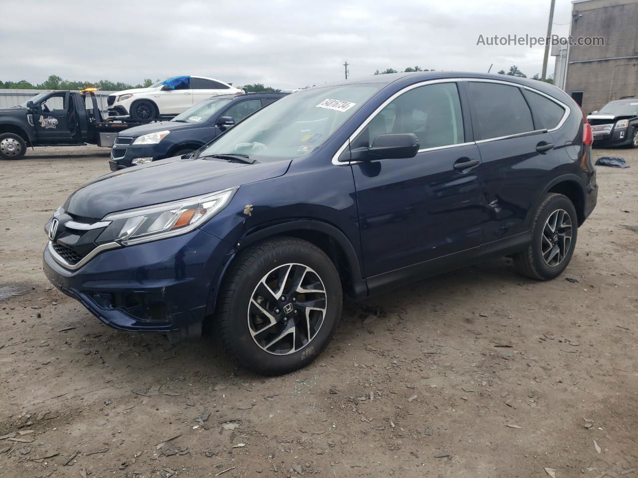 2016 Honda Cr-v Se Blue vin: 2HKRM4H4XGH626100