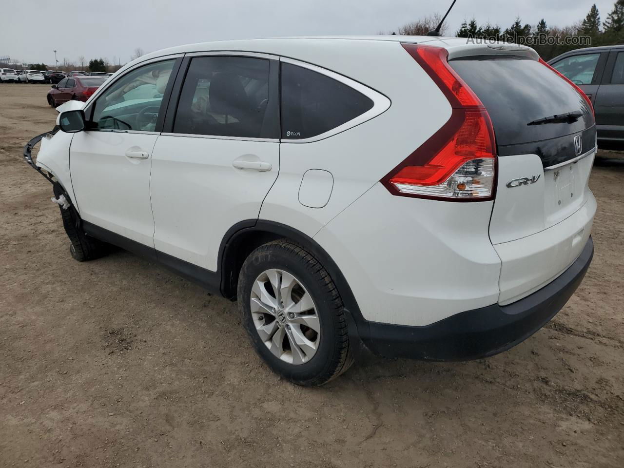 2012 Honda Cr-v Ex White vin: 2HKRM4H50CH115062