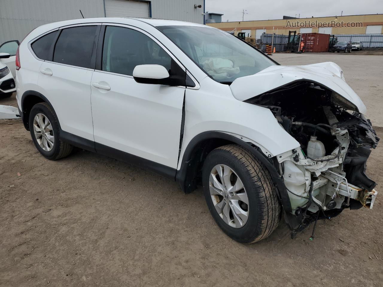 2012 Honda Cr-v Ex White vin: 2HKRM4H50CH115062