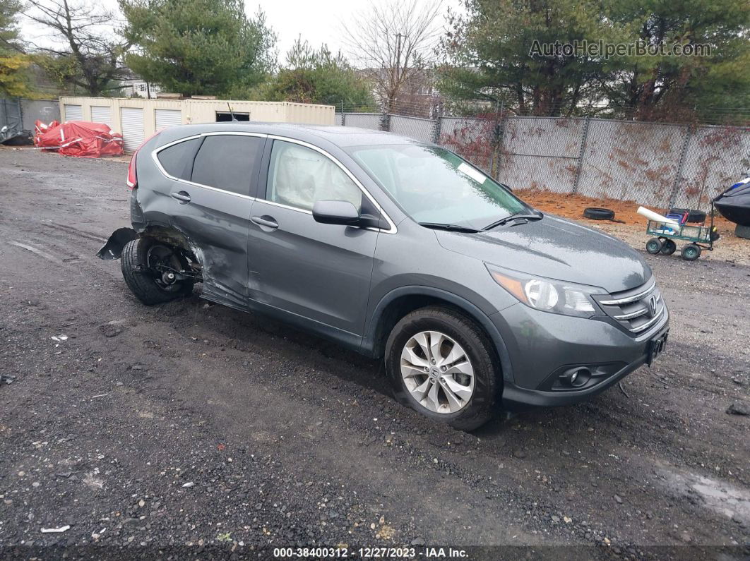 2012 Honda Cr-v Ex Gray vin: 2HKRM4H50CH614637