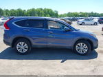 2013 Honda Cr-v Ex Blue vin: 2HKRM4H50DH609245