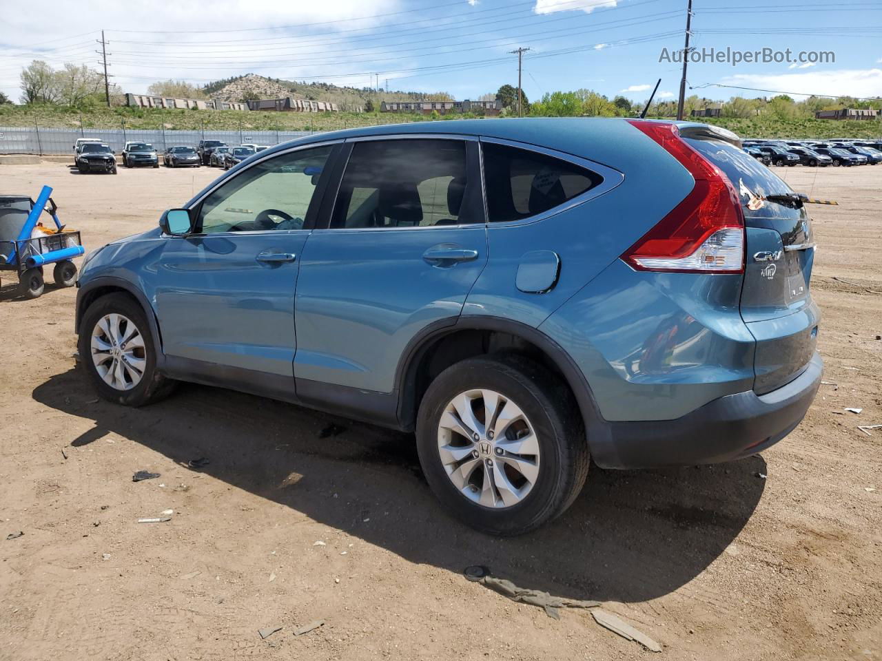 2013 Honda Cr-v Ex Teal vin: 2HKRM4H50DH689842