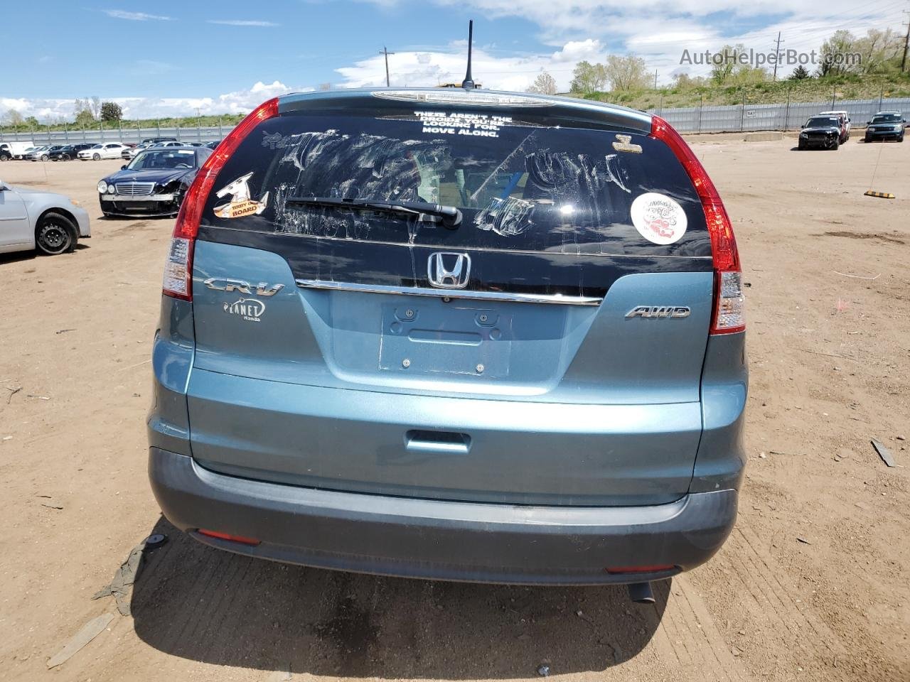 2013 Honda Cr-v Ex Teal vin: 2HKRM4H50DH689842