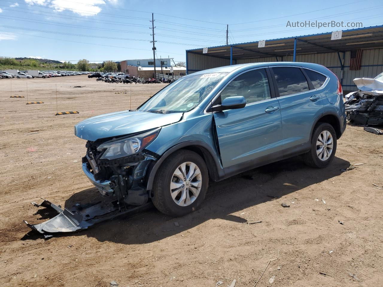 2013 Honda Cr-v Ex Teal vin: 2HKRM4H50DH689842