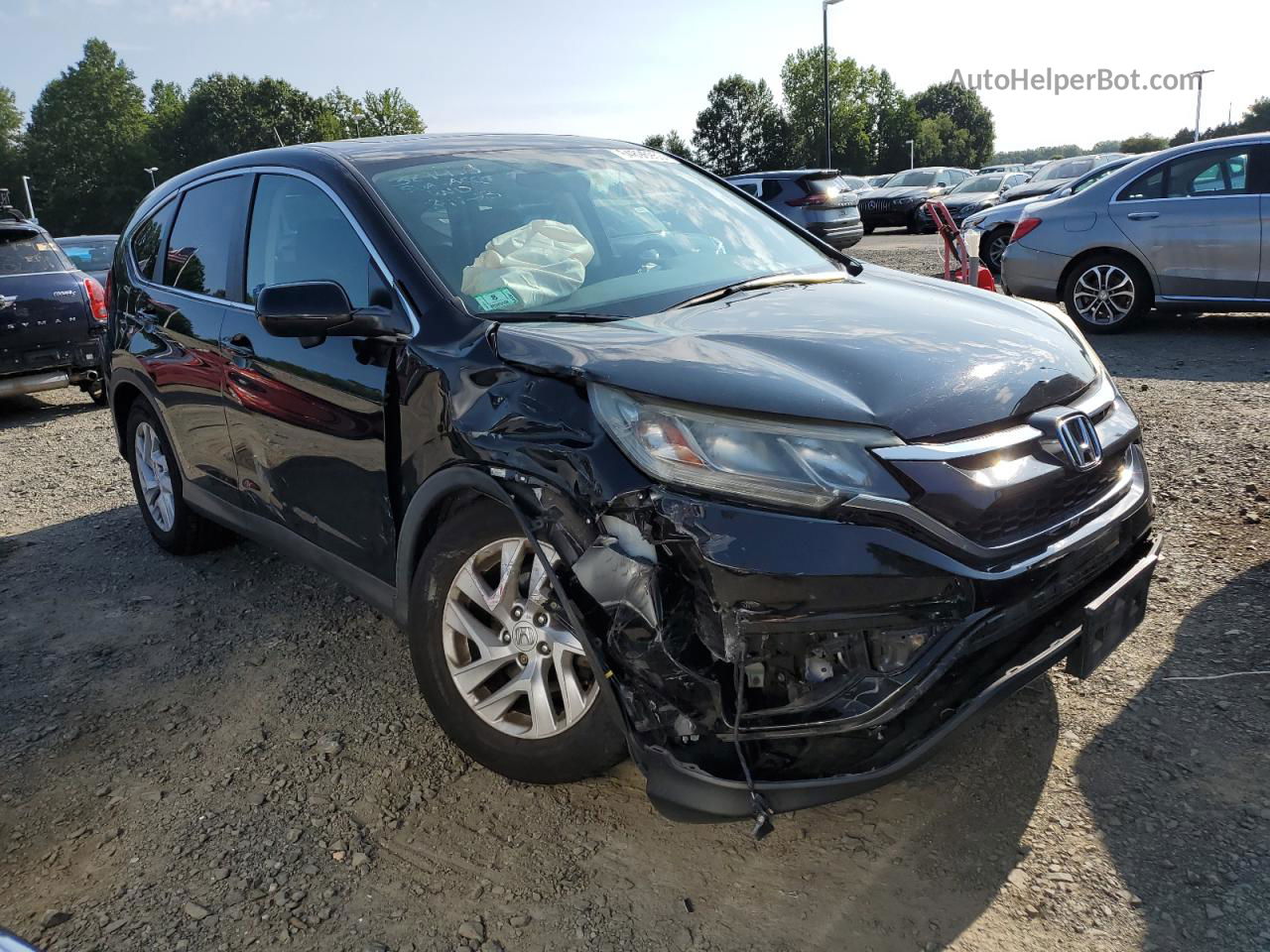 2015 Honda Cr-v Ex Черный vin: 2HKRM4H50FH633290