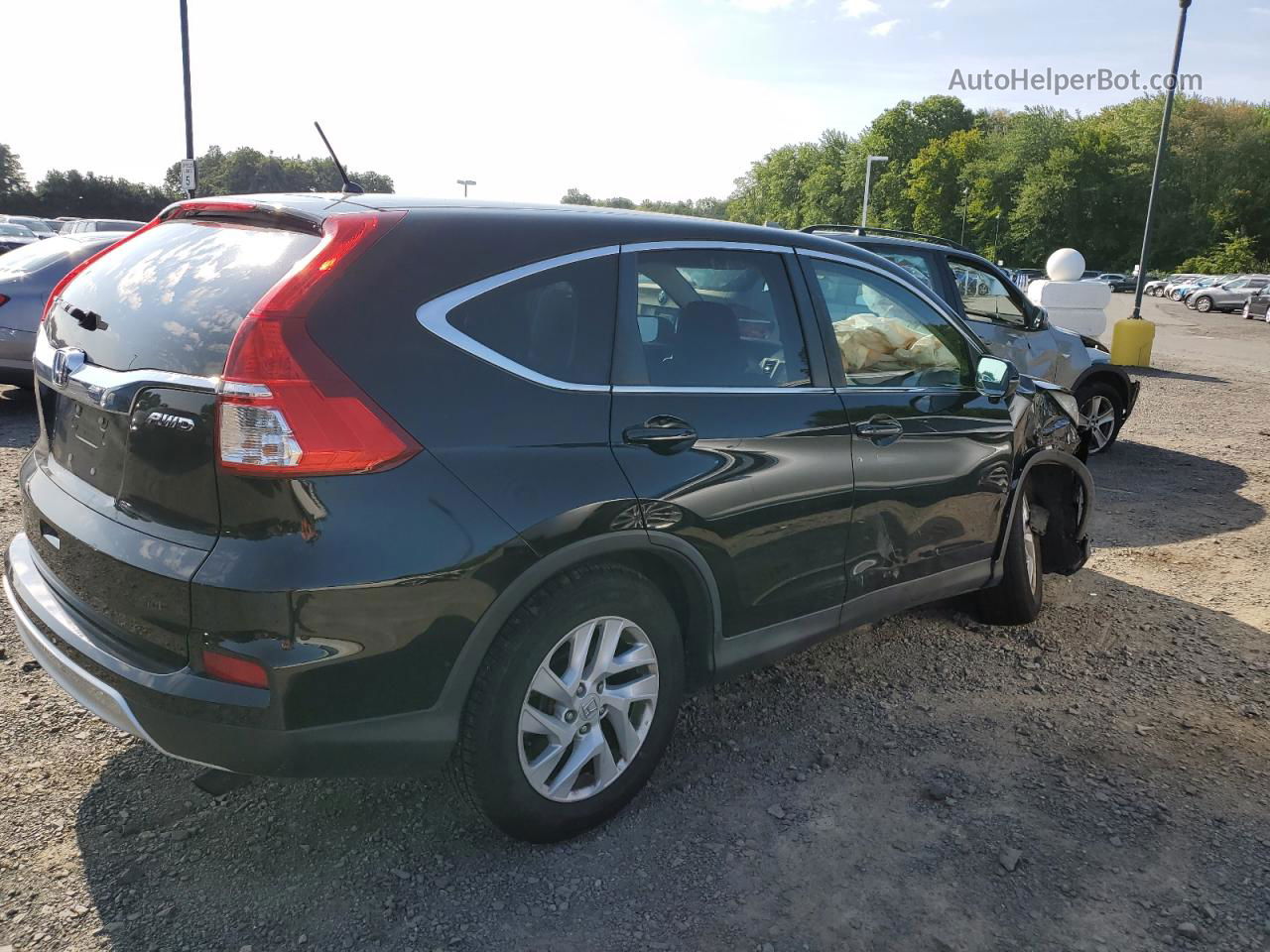 2015 Honda Cr-v Ex Черный vin: 2HKRM4H50FH633290