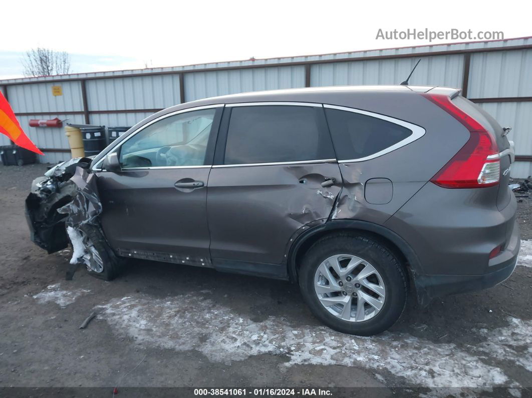 2015 Honda Cr-v Ex Brown vin: 2HKRM4H50FH663468