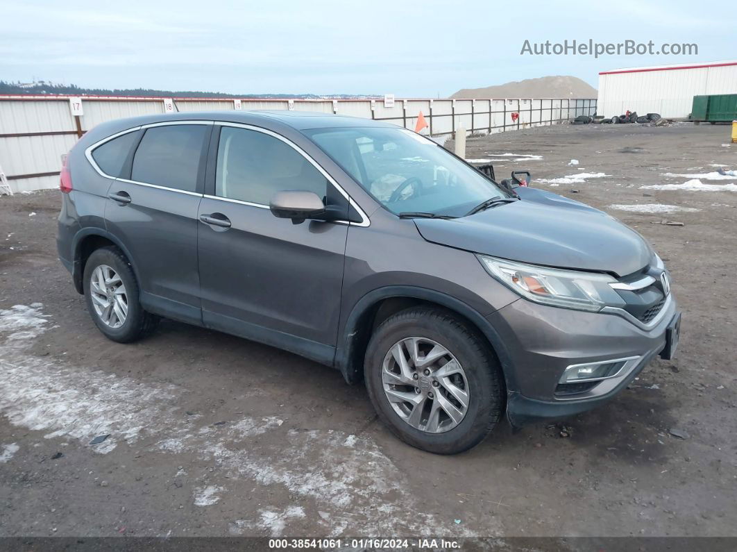 2015 Honda Cr-v Ex Brown vin: 2HKRM4H50FH663468