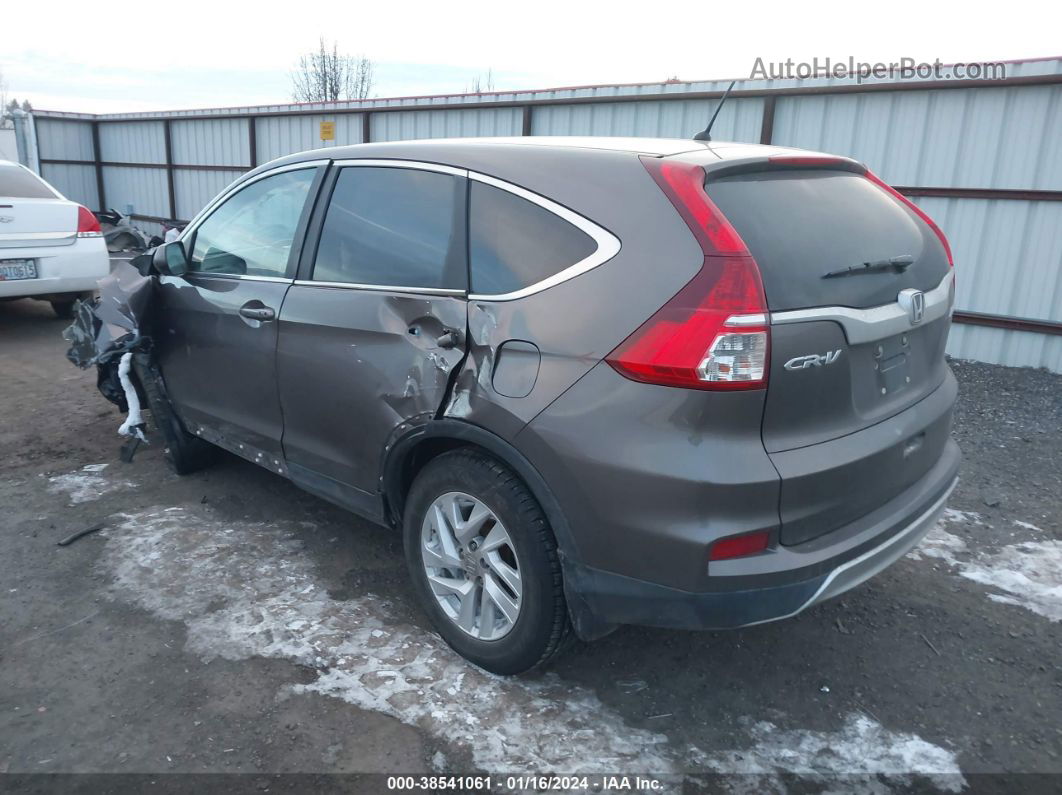 2015 Honda Cr-v Ex Brown vin: 2HKRM4H50FH663468