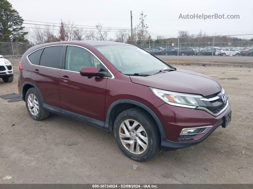 2015 Honda Cr-v Ex Burgundy vin: 2HKRM4H50FH663910