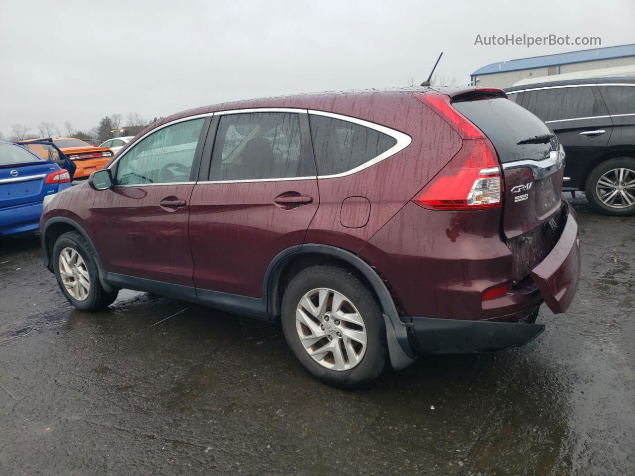 2015 Honda Cr-v Ex Maroon vin: 2HKRM4H50FH676477