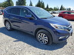 2015 Honda Cr-v Ex Blue vin: 2HKRM4H50FH677497