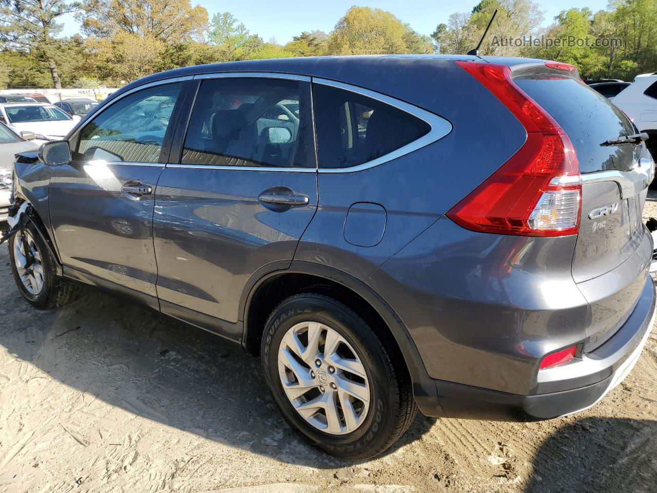 2015 Honda Cr-v Ex Gray vin: 2HKRM4H50FH695031