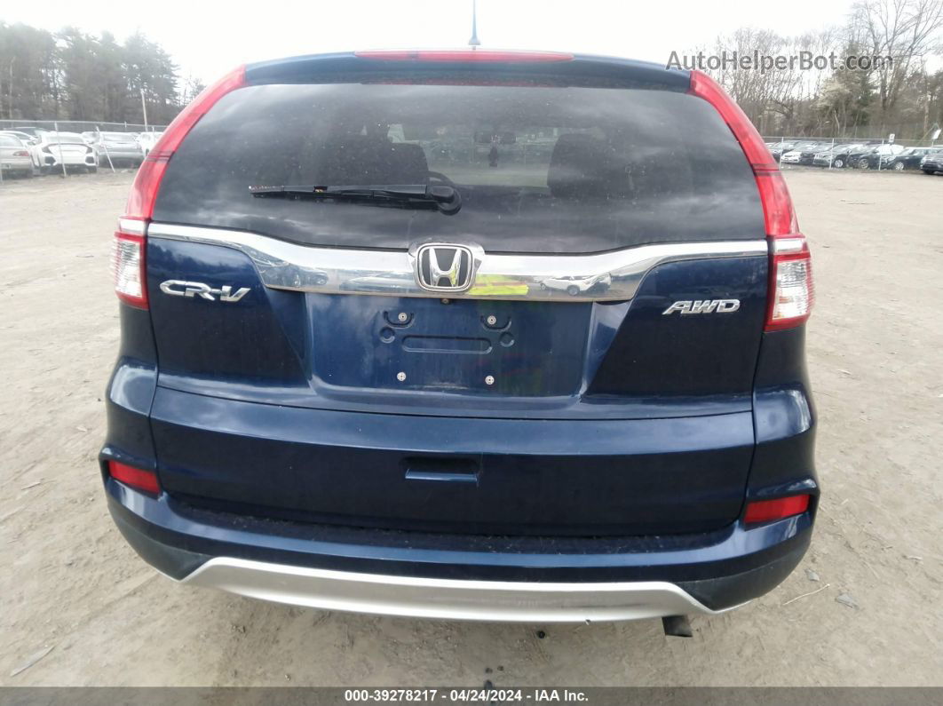 2016 Honda Cr-v Ex Синий vin: 2HKRM4H50GH627720