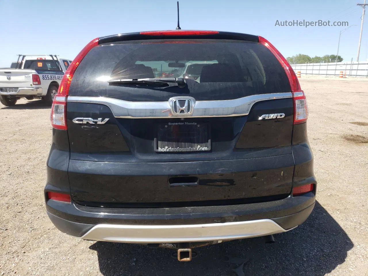 2016 Honda Cr-v Ex Black vin: 2HKRM4H50GH640595