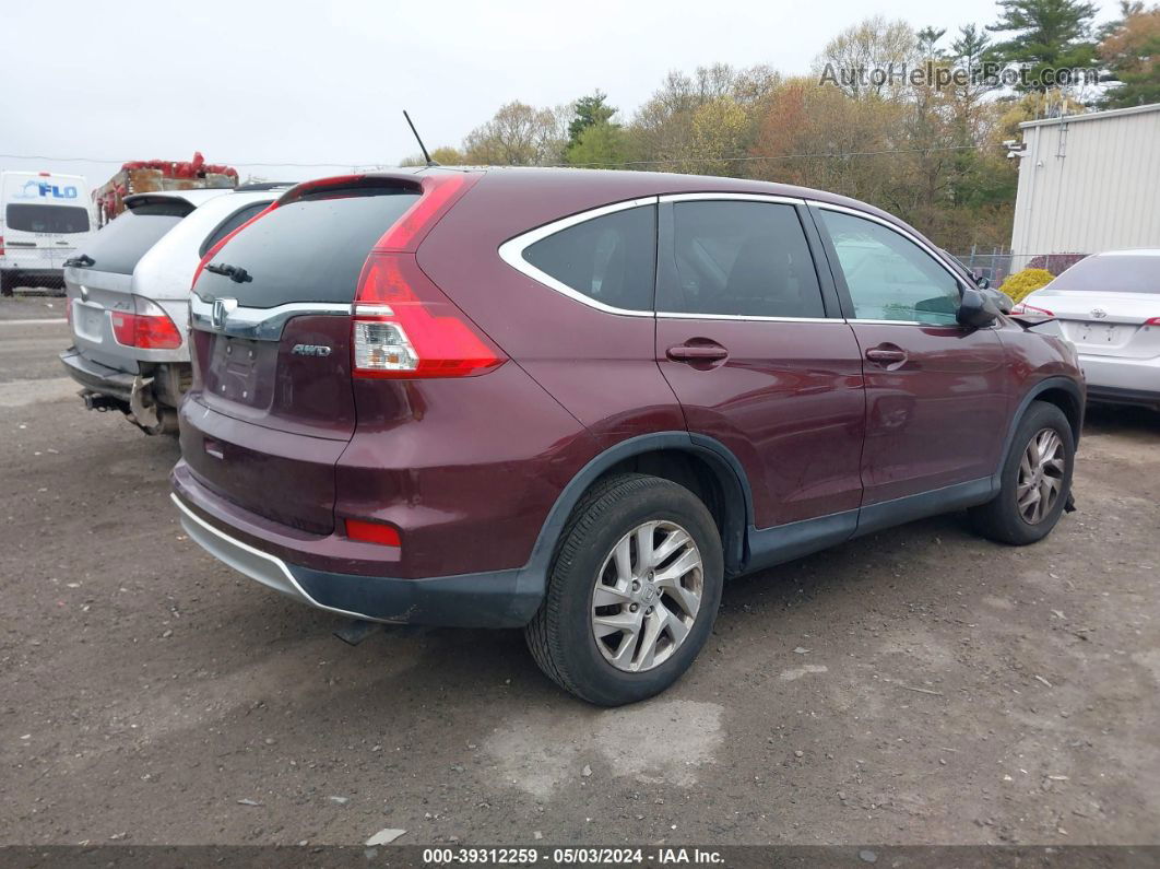 2016 Honda Cr-v Ex Red vin: 2HKRM4H50GH652570