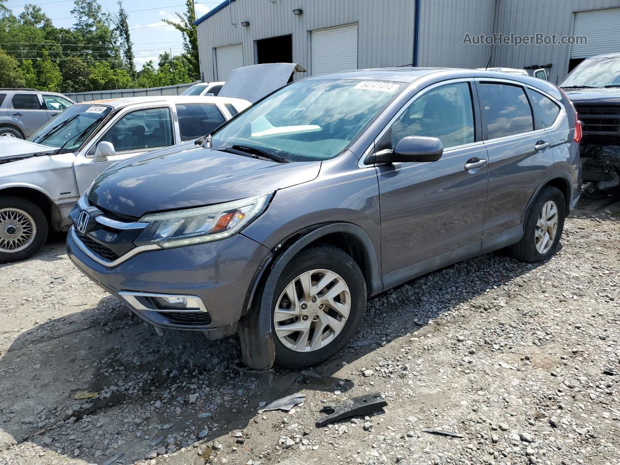 2016 Honda Cr-v Ex Gray vin: 2HKRM4H50GH681194