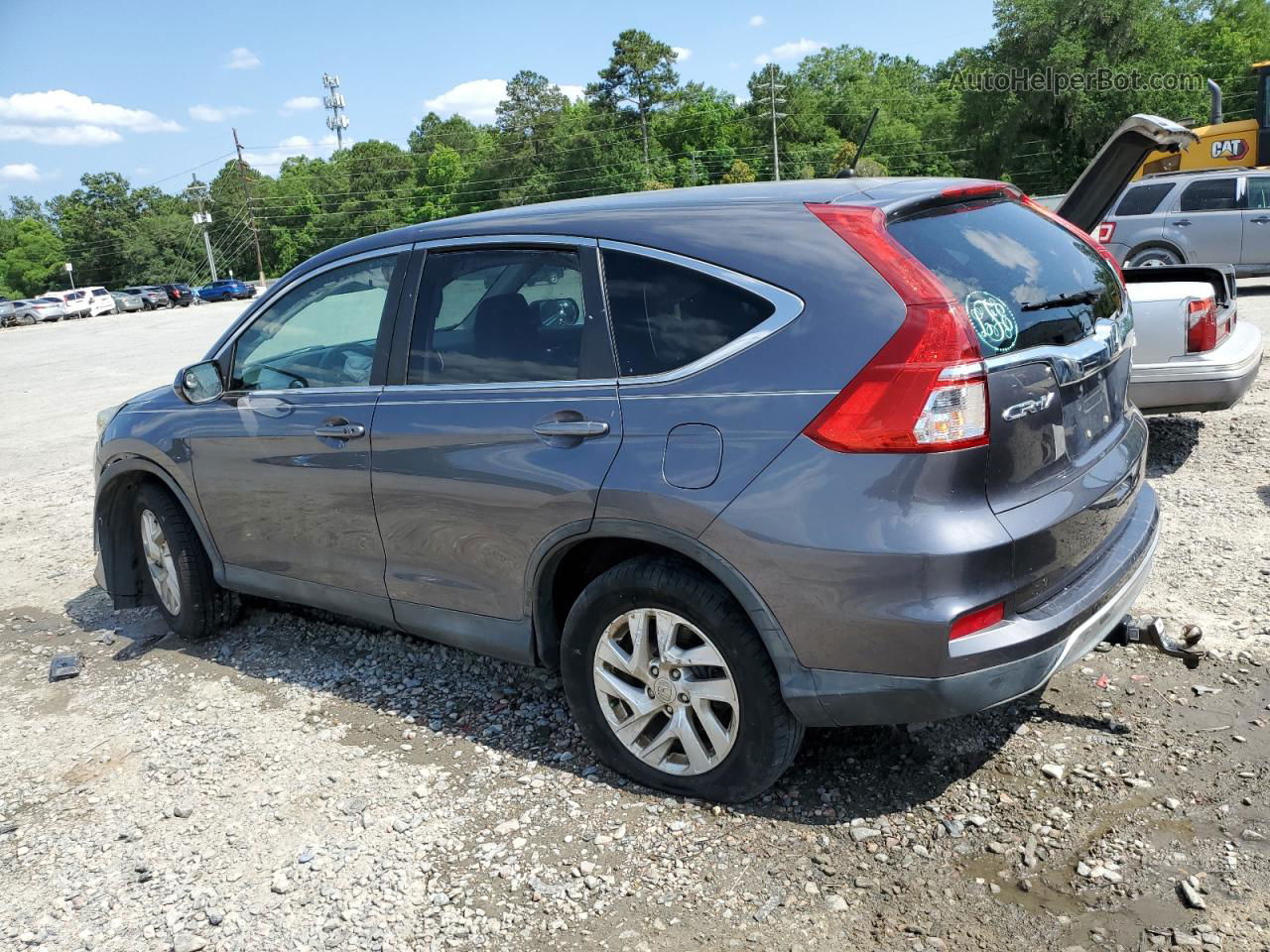 2016 Honda Cr-v Ex Gray vin: 2HKRM4H50GH681194