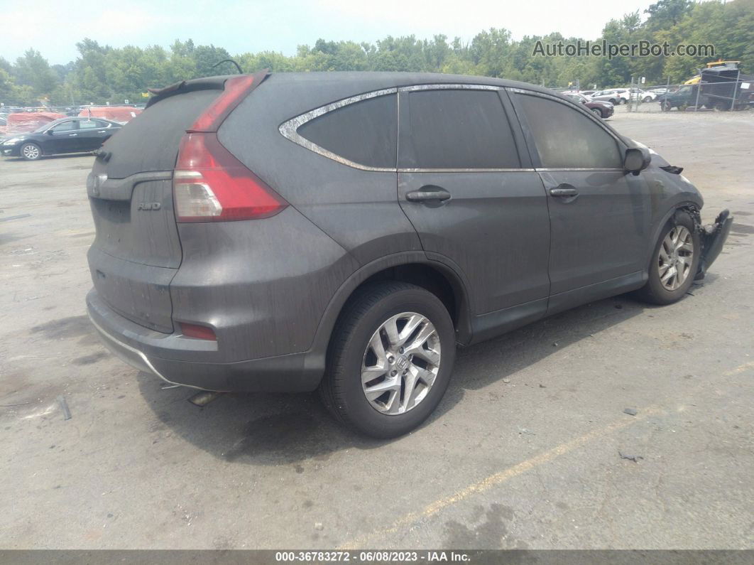 2016 Honda Cr-v Ex Gray vin: 2HKRM4H50GH691806