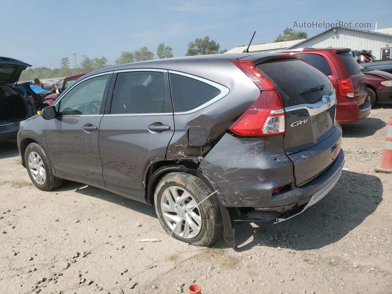 2016 Honda Cr-v Ex Gray vin: 2HKRM4H50GH704358