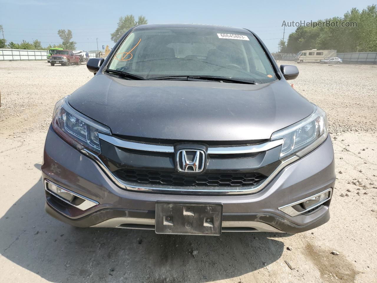 2016 Honda Cr-v Ex Серый vin: 2HKRM4H50GH704358