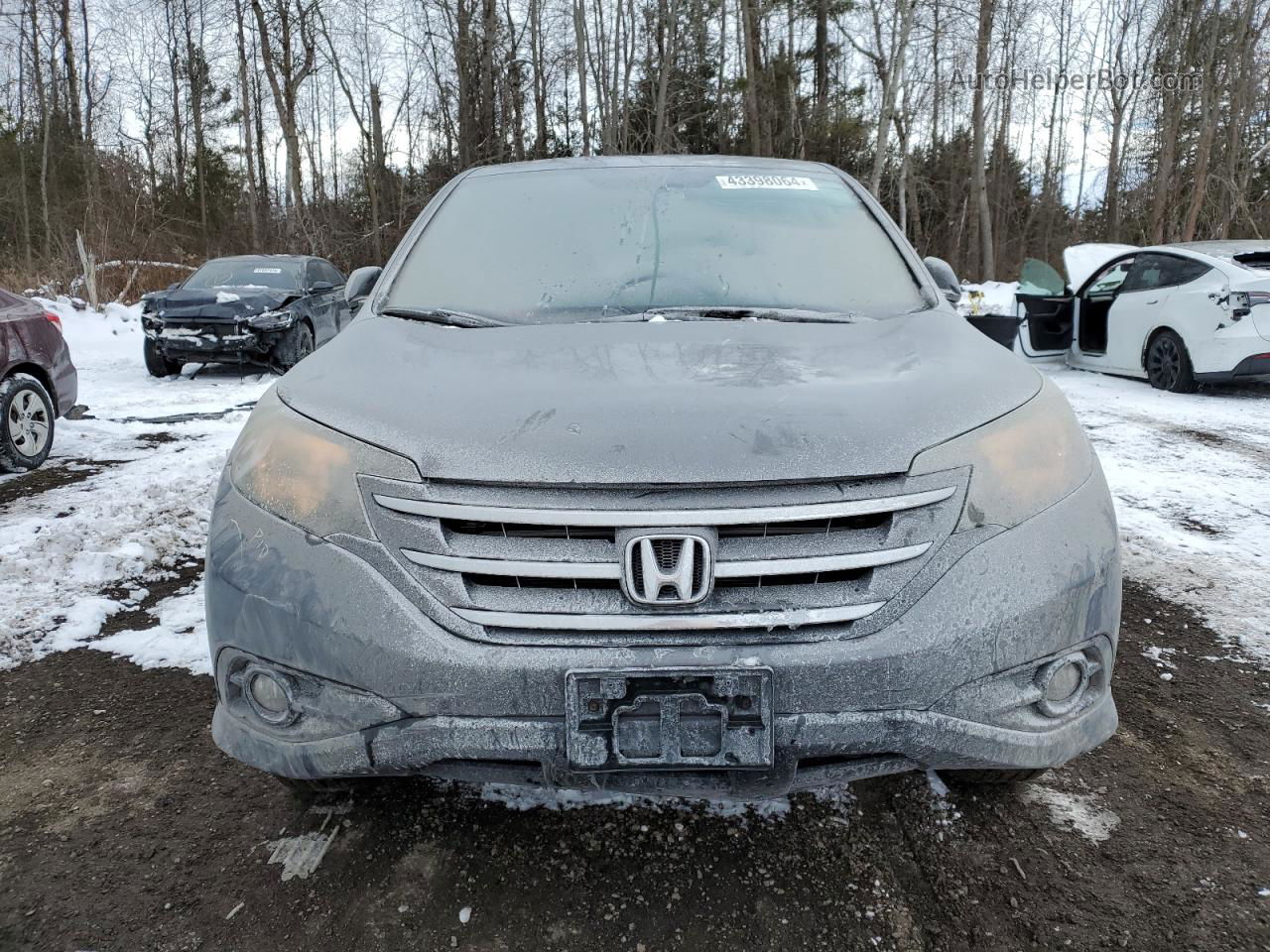 2012 Honda Cr-v Ex Gray vin: 2HKRM4H51CH114454