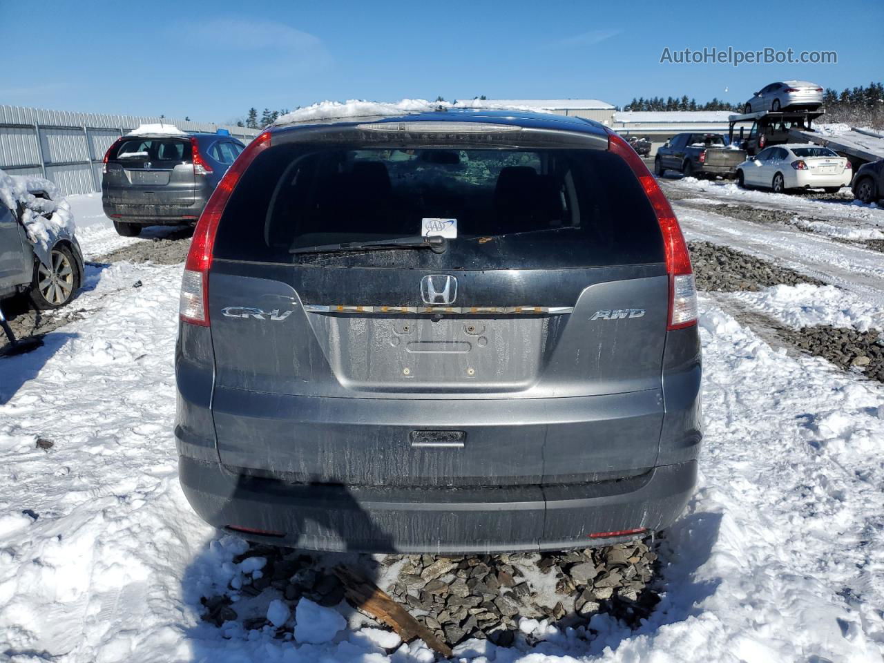 2012 Honda Cr-v Ex Gray vin: 2HKRM4H51CH607356