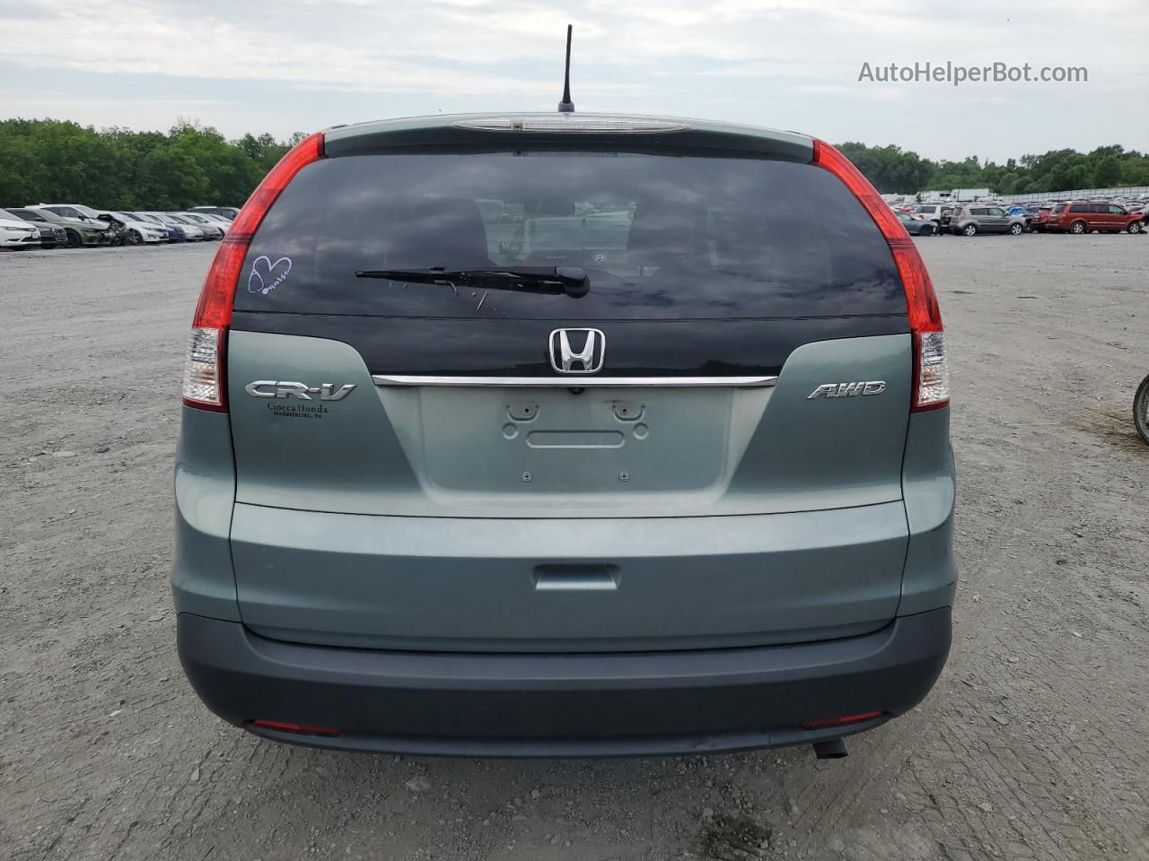 2012 Honda Cr-v Ex Turquoise vin: 2HKRM4H51CH621158