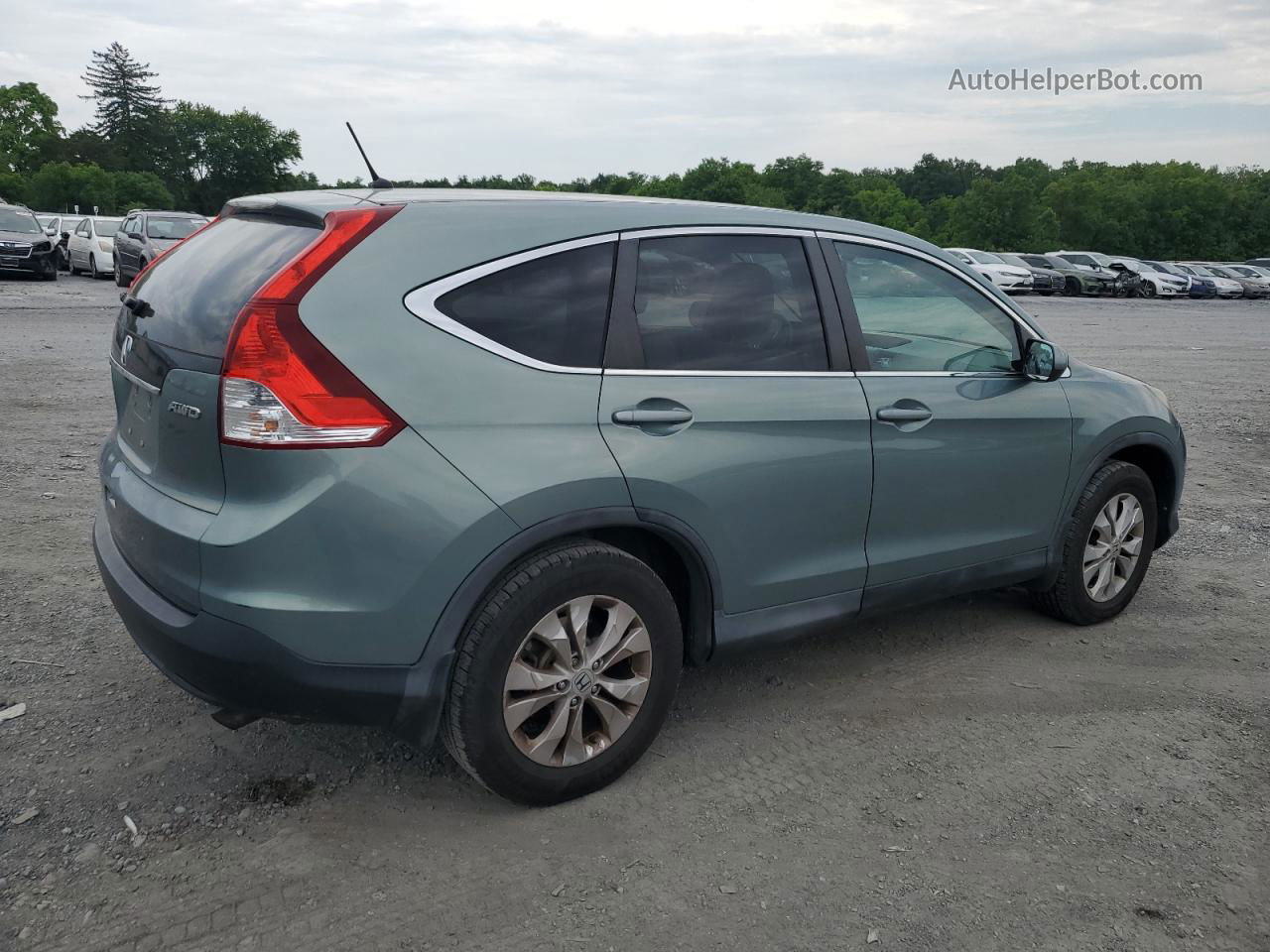 2012 Honda Cr-v Ex Turquoise vin: 2HKRM4H51CH621158