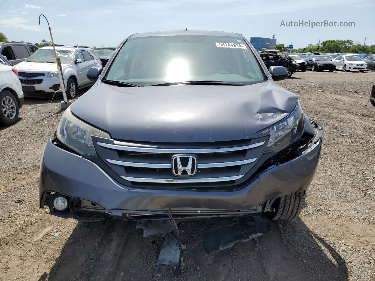 2013 Honda Cr-v Ex Gray vin: 2HKRM4H51DH620528