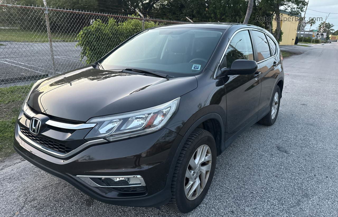 2015 Honda Cr-v Ex Коричневый vin: 2HKRM4H51FH622671