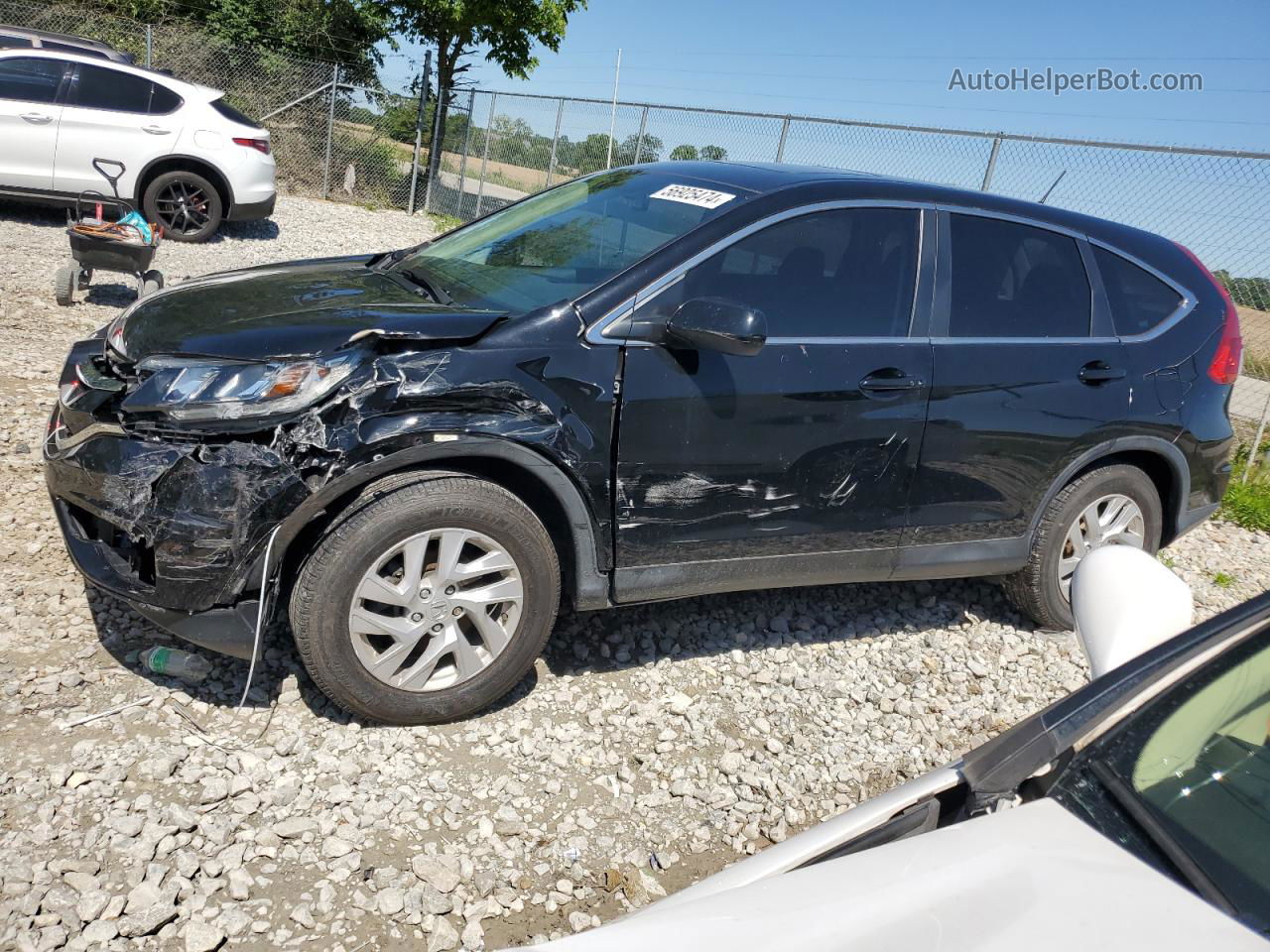 2015 Honda Cr-v Ex Black vin: 2HKRM4H51FH690274