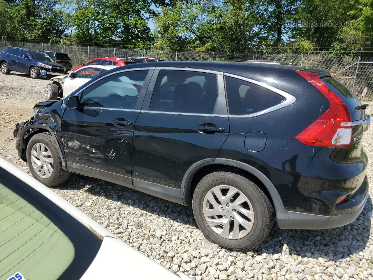 2015 Honda Cr-v Ex Black vin: 2HKRM4H51FH690274