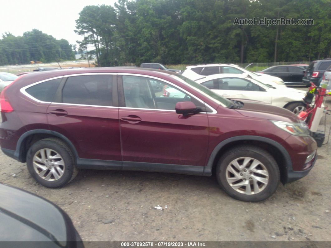 2016 Honda Cr-v Ex Burgundy vin: 2HKRM4H51GH641352