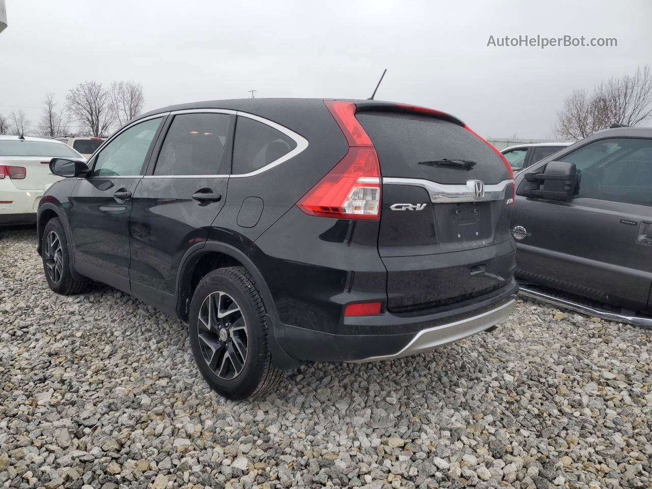 2016 Honda Cr-v Ex Black vin: 2HKRM4H51GH645675