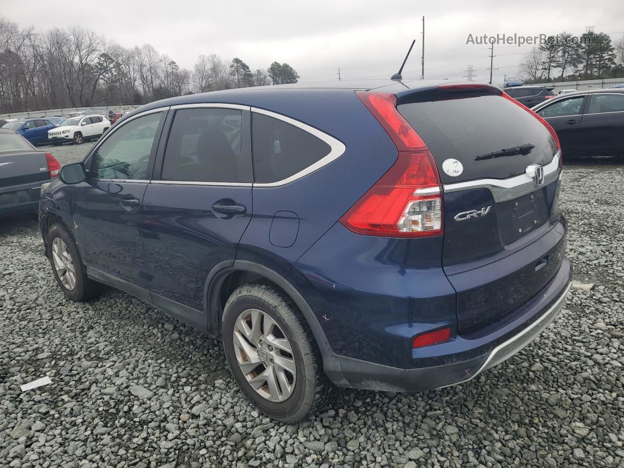 2016 Honda Cr-v Ex Blue vin: 2HKRM4H51GH646177