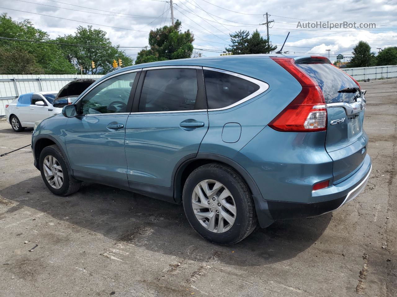 2016 Honda Cr-v Ex Blue vin: 2HKRM4H51GH685366