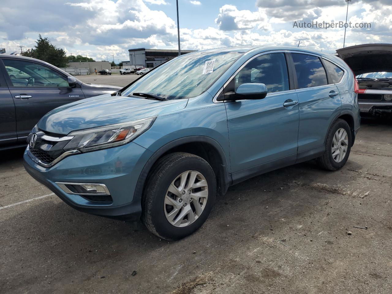 2016 Honda Cr-v Ex Blue vin: 2HKRM4H51GH685366