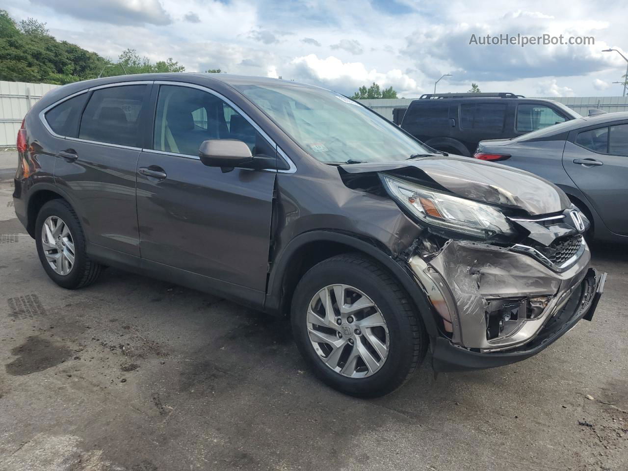 2016 Honda Cr-v Ex Brown vin: 2HKRM4H51GH700187