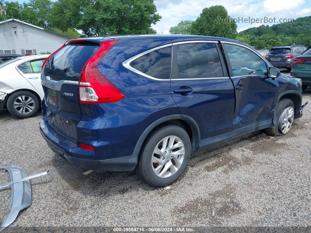 2016 Honda Cr-v Ex Blue vin: 2HKRM4H51GH712890