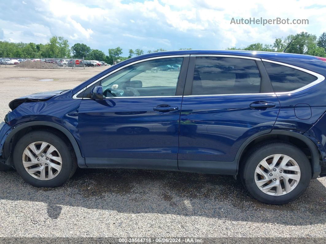 2016 Honda Cr-v Ex Blue vin: 2HKRM4H51GH712890