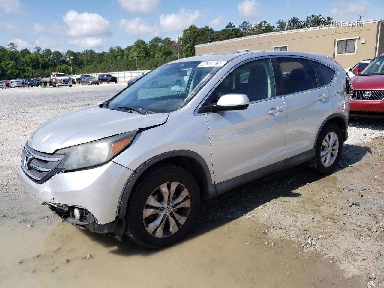 2013 Honda Cr-v Ex Silver vin: 2HKRM4H52DH651769